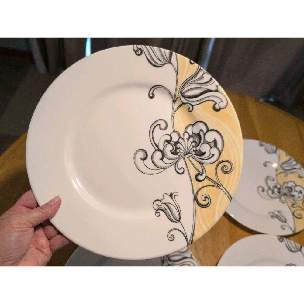 RARE Set of 4 Corelle Tango Dinner Plates 10 3/4